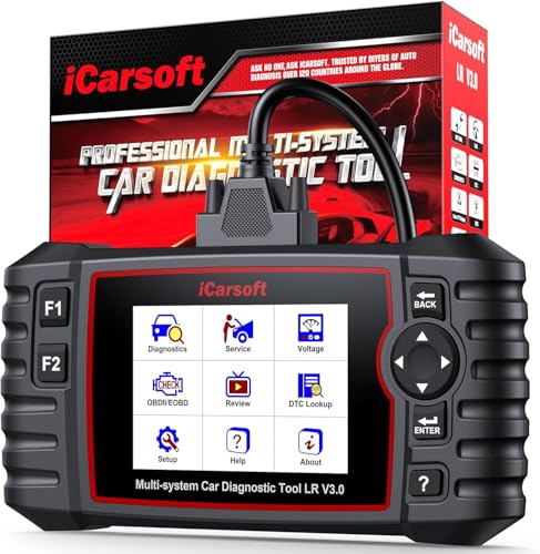 iCarsoft LR V3.0 2026 Version Bidirectional OBD2 Scanner for Most Land Rover/Jaguar from 1996 - Detailed View