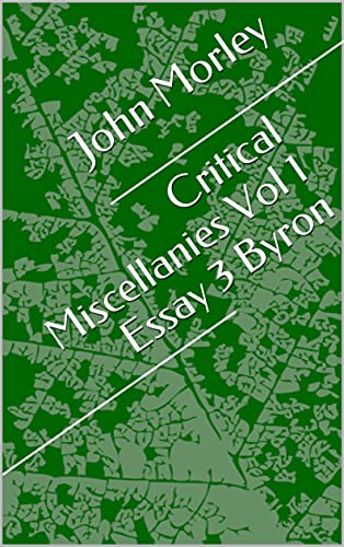 Byron critical essays 06 image