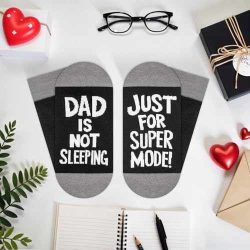 COZYMATE Novelty Father Socks for Men Funny Silly Socks for Dad - image 3