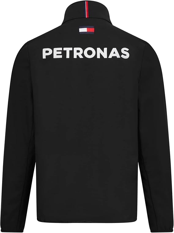MERCEDES AMG PETRONAS Formula One Team - Official Formula 1 Merchandise Collection - 2022 Team Softshell Jacket - Black - Men - XXL