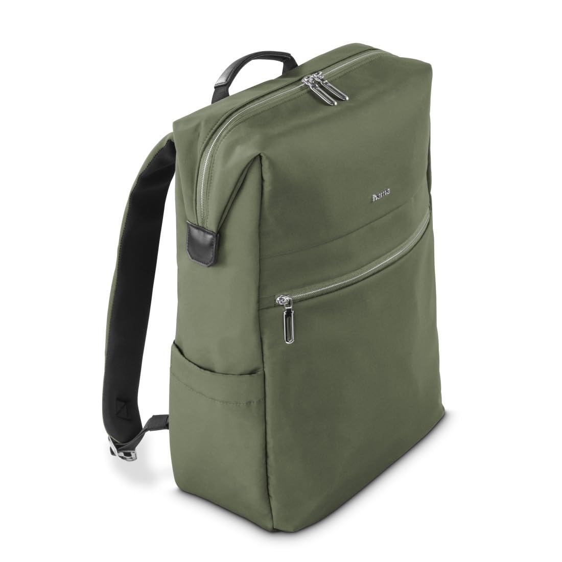 Hama Unisex Ultimate Laptop Backpack (Pack of 1), Green, Mittelgroße, Business
