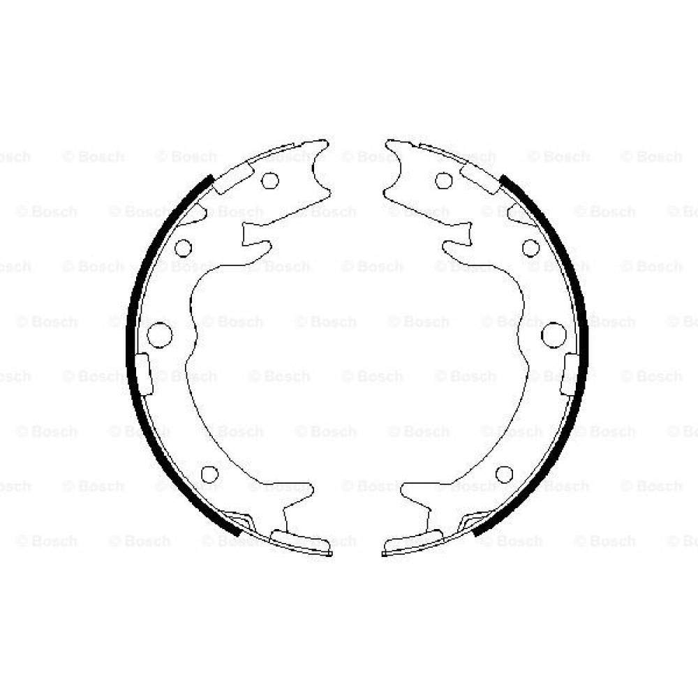 Bosch 986487686 Ganascia Del Freno-image
