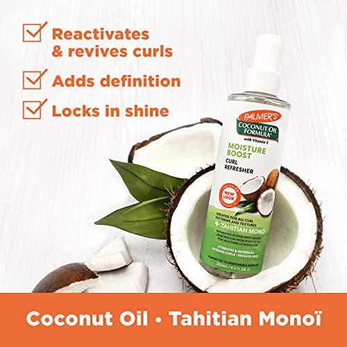 Palmer's Coconut Oil Moisture Boost Curl Refresher Spray (8.5 Ounces) - image 3