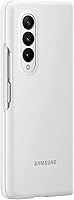 Vista 2 de Samsung Electronics - Funda protectora de silicona para Galaxy Z Fold 3, resistente, a prueba de golpes, versión estadounidense, color blanco