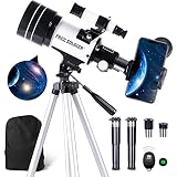 Telescope for Kids Adults Beginners - 15X-150X High Power Astronomical Refractor Telescope Portable