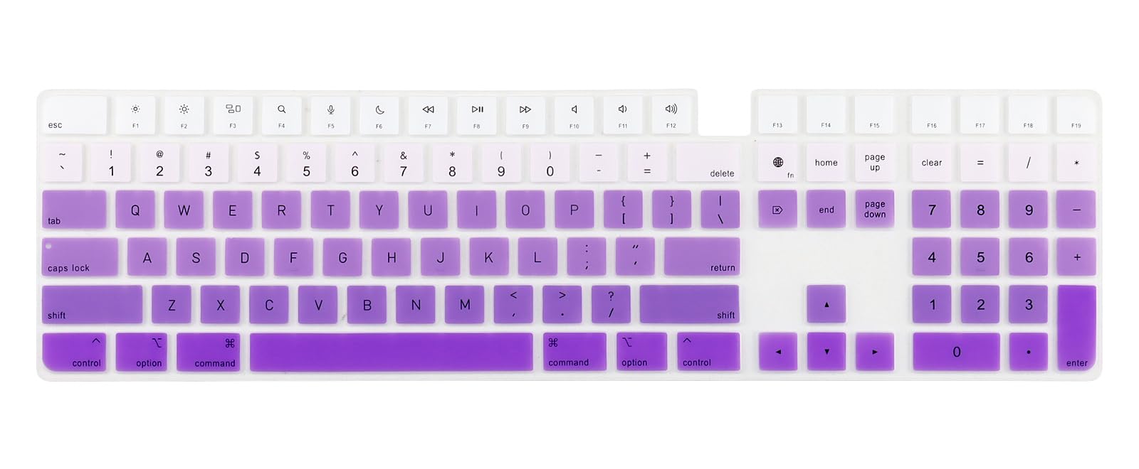 Laprite Premium Ultra Thin Keyboard Protector Cover for 2021 New Apple iMac Magic Touch ID Keyboard with Numeric Keypad Model A2520 iMac Magic with Touch id- GR. Purple (B0CJ5DBQ6R) Amazon Price History, Amazon Price Tracker