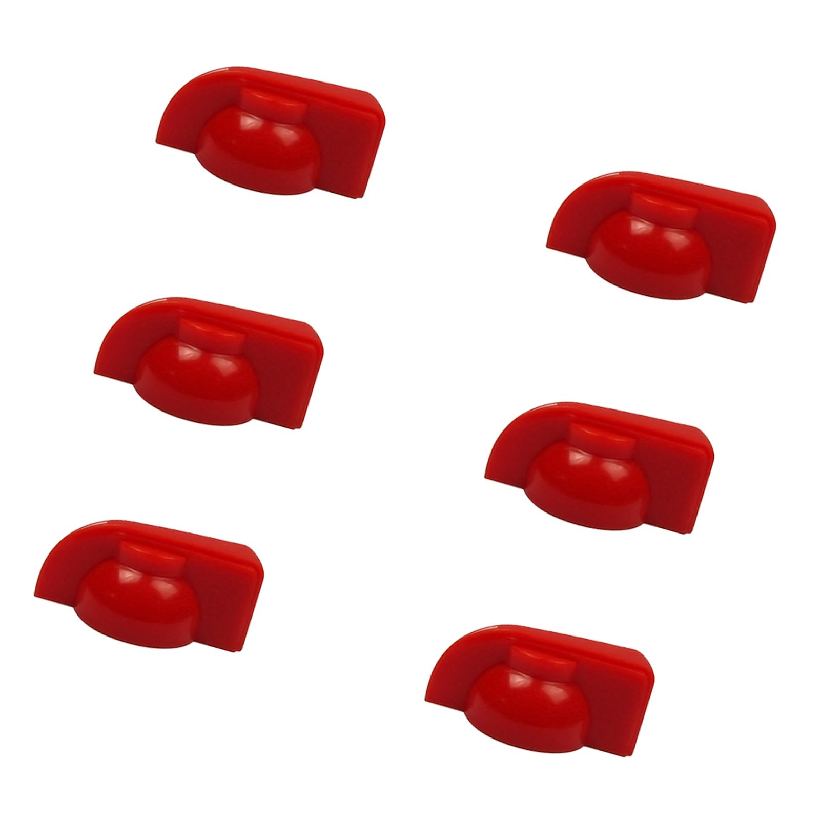 Xidonasuo 6Pcs Chicken Head Pointers Knob Effect Pedal Knobs Replacement Guitar Amplifier Knobs Easy to Use Big Chicken Head