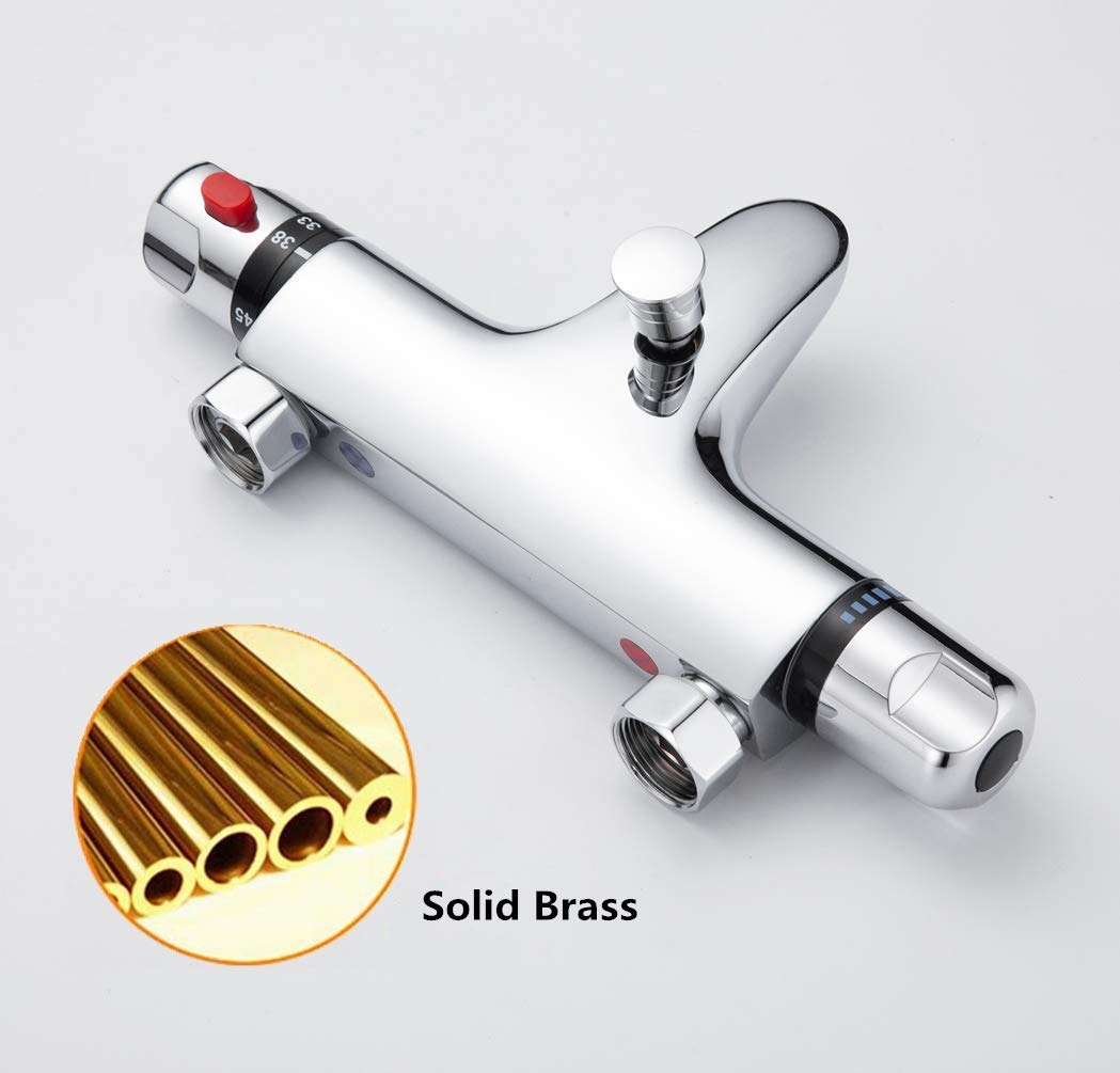 Solepearl Thermostatic Shower Mixer Modern Bathtub Shower Mixer Valve