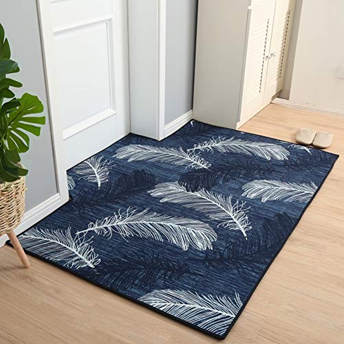Tapis de porte ZRUYI durable en polyester lavable 80x80cm - 3