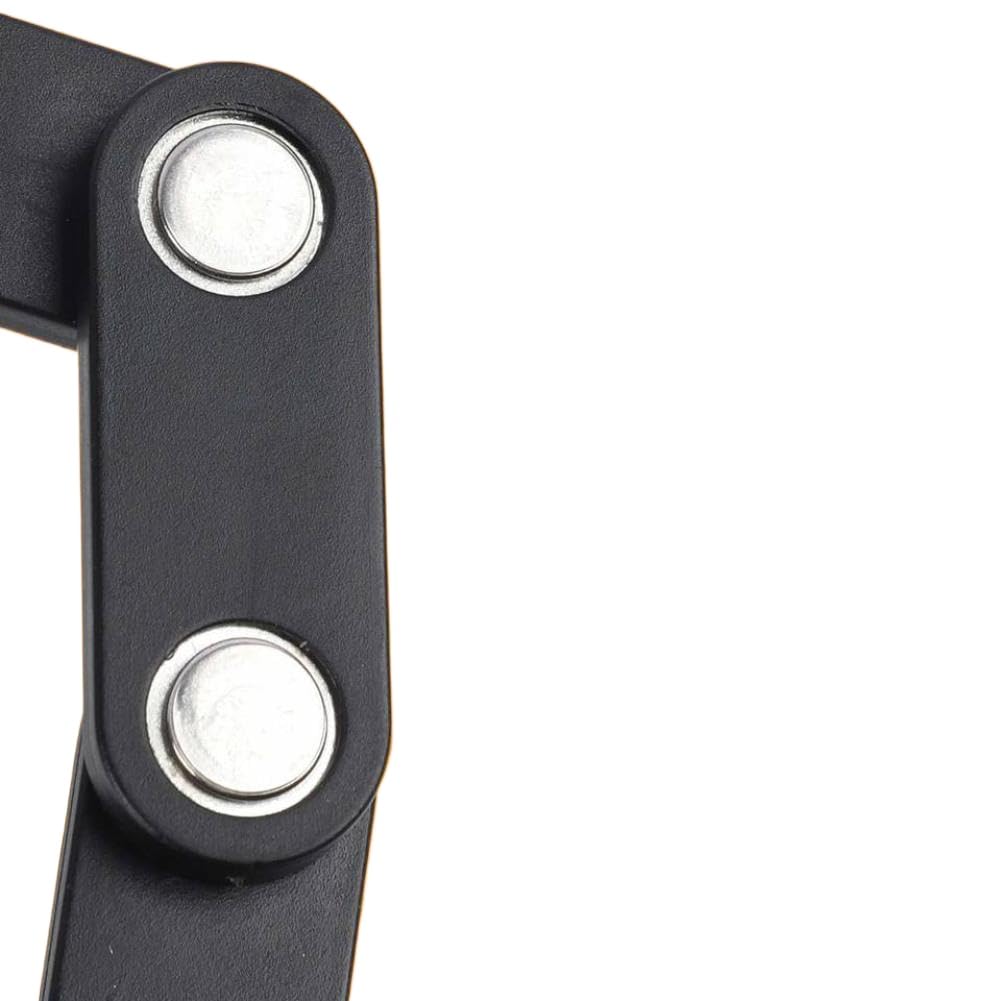 Candado plegable para bicicleta, cadena de seguridad de 85 cm con soporte de montaje y combinación de 3 dígitos, Compatible con bicicletas y E-