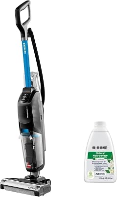 Bissell CrossWave HF2, Aspirapolvere Con Filo, Aspira e Lava Insieme, Scopa Elettrica Leggero, Lavasciuga Pavimenti, Lavapavimenti Potente, Vacuum Cleaner, Solo per Pavimenti Duri, 3845N | Aspira e lava insieme, scopa elettrica leggera, lavasciuga pavimenti potente, solo per pavimenti duri