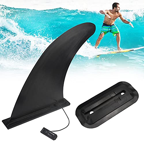 VCRANONR 1 aleta extraíble para tabla de surf de plástico ABS, aleta extraíble, aleta de soporte para tabla de surf, aletas reutilizables, para kayak, surf o kayak