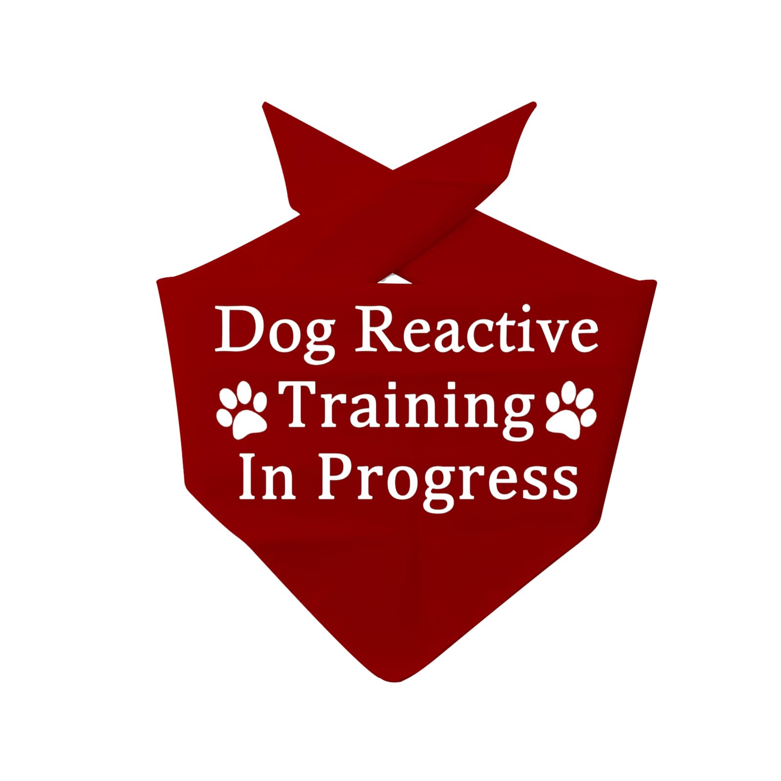 1 Piece Dog Reactive Training In Progress/Dog Reactive Bandana Pet Lover Gift (Training In Progress D) - Image 3