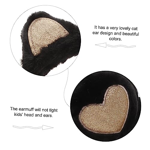 NOLITOY Cat Ears Earmuffs Warmer Earmuff for Ear Warming Winter Ear Muffs for Men Ear Puff Ear Covers for Cold3