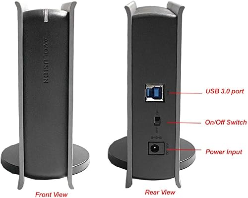 Miniatura 4 de Avolusion PRO-5X - Disco duro externo USB 3.0 de 8 TB para PC, Mac, PS y Xbox (gris)