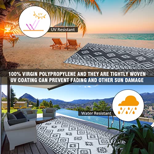 LILIOFFIC-Reversible-Mats-Plastic-Straw-Rug-5-x-8-Outdoor-Rug-for-Patio-Clearance-Decor-Modern-Area-Rugs-Floor-Mat-for-Outdoors-RV-Backyard-Deck-Picnic-Beach-Trailer-Camping-Grey LILIOFFIC Reversible Mats Plastic Straw Rug 5 x 8 Outdoor Rug for Patio Clearance Decor Modern Area Rugs Floor Mat for Outdoors RV Backyard Deck Picnic Beach Trailer Camping Grey