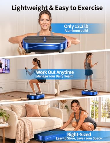Whole Body Vibration Plate Exercise Machine, 99 Speed Levels Power Plate - image 5