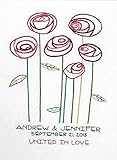 Dimensions Needlecrafts Embroidery Kit, Simple Roses Wedding Record