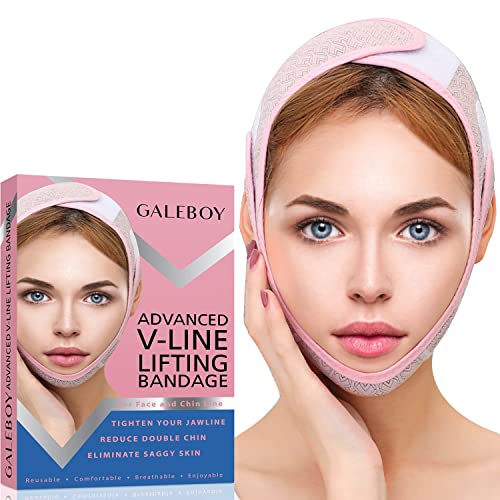 Double Chin Reducer Facial Slimming Strap V Line Lifting Mask Chin Strap Anti-Wrinkle Face Lifting Bandage for Double Chin