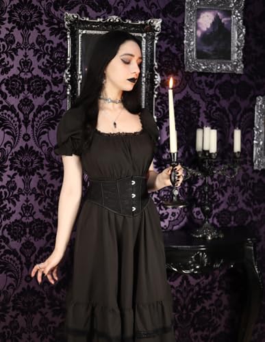 Scarlet Darkness Corset Belt for Women Renaissance Corset Lace Up Waist Belt Wide Waistband for Halloween2