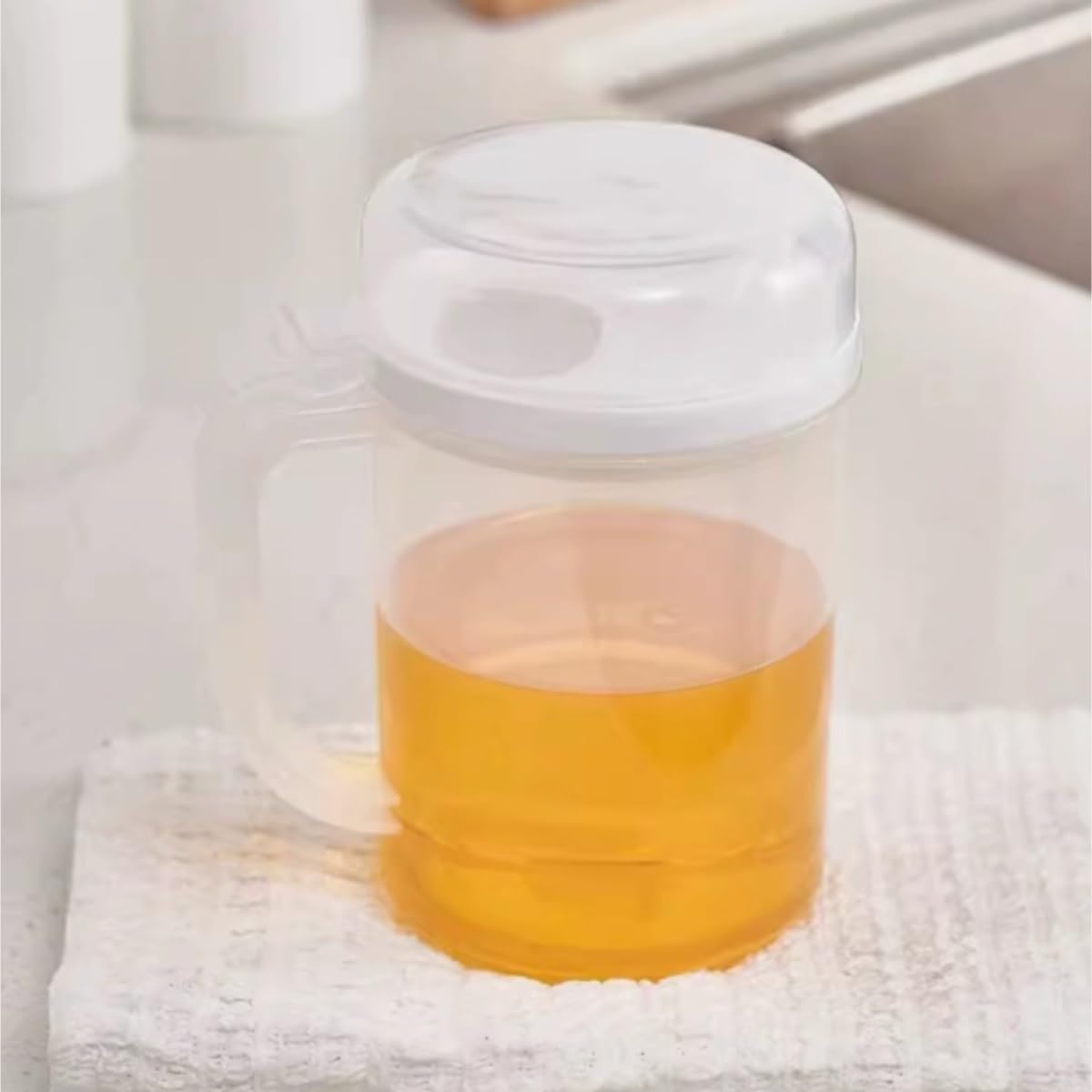 Aceitero Aceitera y Vinagrera Juego De 2 Botellas De Aceite, Vinagre Y Salsa De Soja De Gran Capacidad De Plástico No Grasosas For Uso Doméstico Aceiteras para Cocina