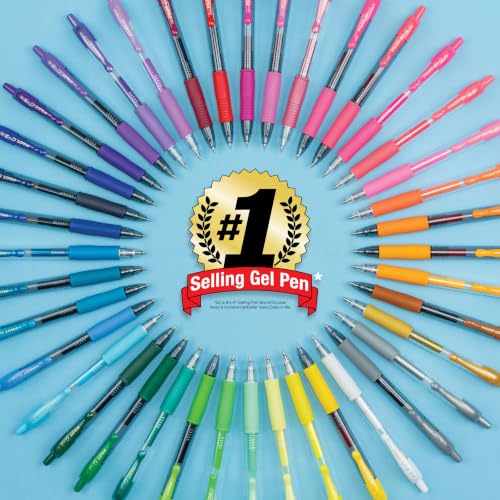 Image of Pilot, G2 Premium Gel Rolling Pens, Fine Tip 0.7mm, Mixed Colours, Pack of 20