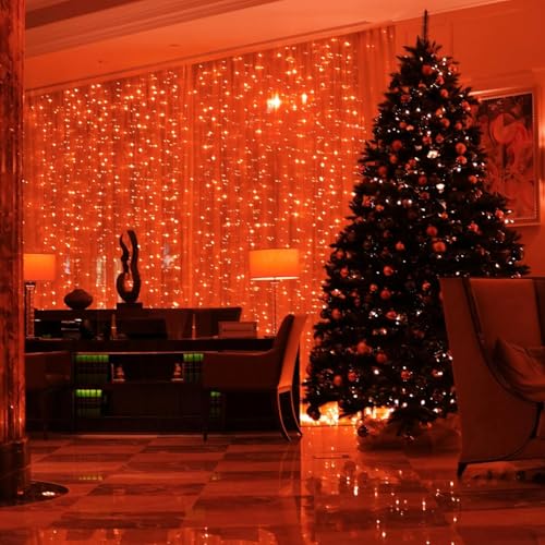 Twinkle Star 300 LED Window Curtain String Light for Christmas Wedding Party Home Garden Bedroom Outdoor Indoor Wall Decoration - Image 4