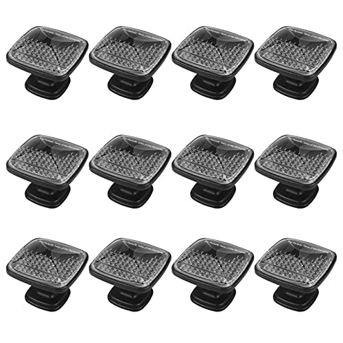 12 paquetes de pomos cuadrados con mango de la tabla periódica de los elementos