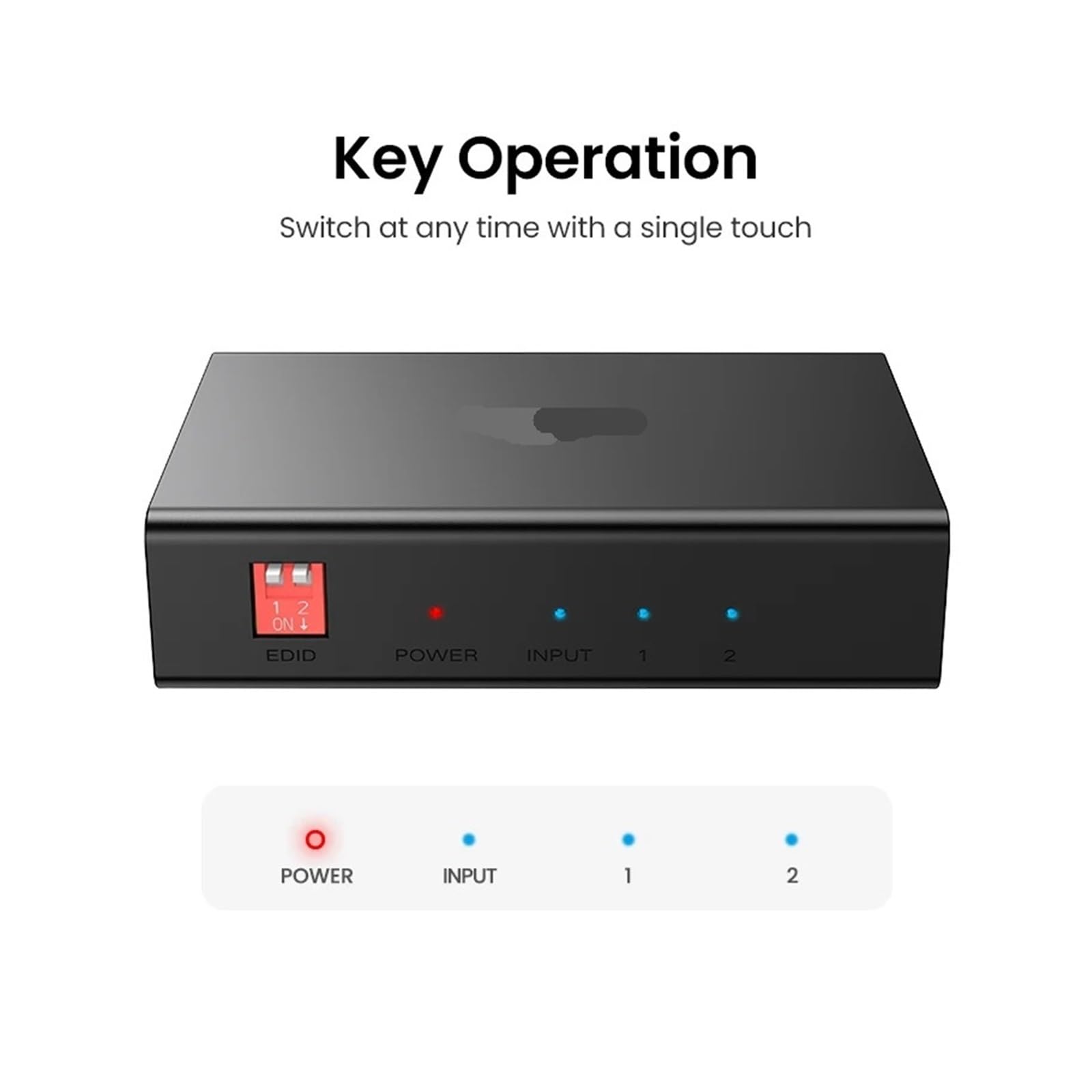 Splitter HDMI 1 ingresso 2 uscite 4K60Hz compatibile for doppi monitor HDCP. Adattatore EDID 3D HDR
