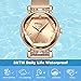 Imagen de CIVO Relojes de Pulsera para Mujeres Oro Rosa Acero Inoxidable Impermeable Relojes Mujer Impermeable Minimalista Moda Vestir Negocio Casual Reloj de Cuarzo