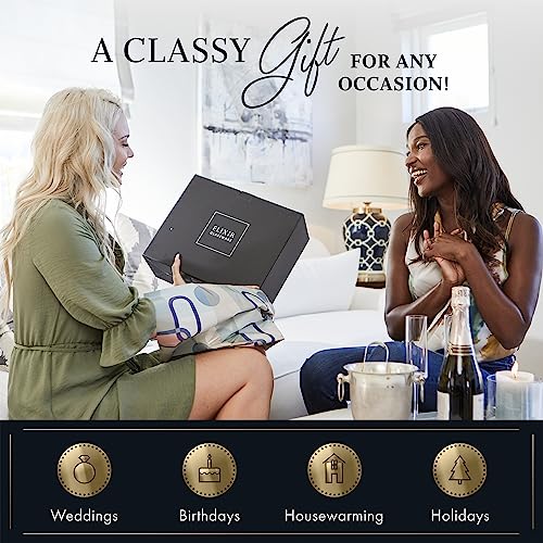 Elixir Glassware Red Wine Glasses – Set Of 4 Hand Blown Large Wine Glasses – Long Stem Wine Glasses, Premium Crystal – Wine Tasting, Wedding, Anniversary, Christmas – 22Oz, Clear #TOP5