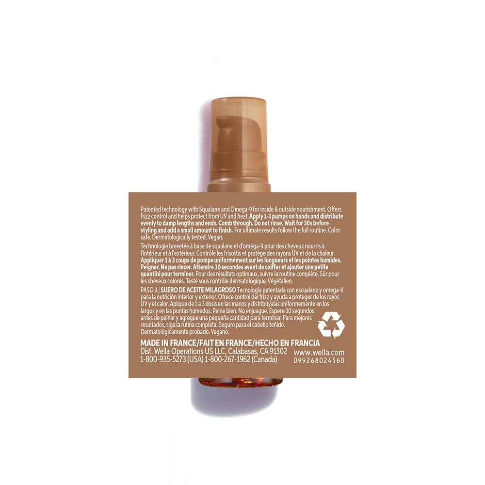 Wella Professionals Suero de aceite milagroso Ultimate Smooth (30 ml)