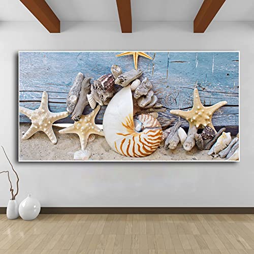 Peinture de paysage marin KEBIA une impression sur toile d'art durable pour salon élégant