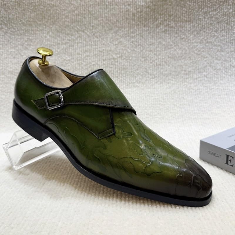 Men's Dressy Suit Tuxedo Metal Shoelaces Weeding Prom Derby Shoes Genuine Leather Business Brogue Handmade Formal Oxfords Shoe for Men2