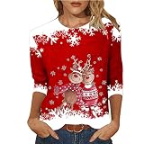 WANGTIANXUE Weihnachten Weihnachten Dessous Winterpullover Rollkragen Sweatjacke GrüN Nachthemd Damen Hoodie GroßE GroßEn Damen Pullover Damen Rot Weihnachtspullover Damen Süß Bluse Nudefarben Weis