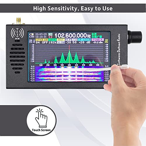 Aursinc Portable Shortwave Radio Sdr Dsp Receiver 100Khz-149Mhz Cw/Am/Lsb/Usb/Wfm All World Band Radio Built-In 5000Mah Battery & 4.3" Touch Screen #TOP2