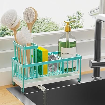 Turquoise Kitchen Sink Caddy