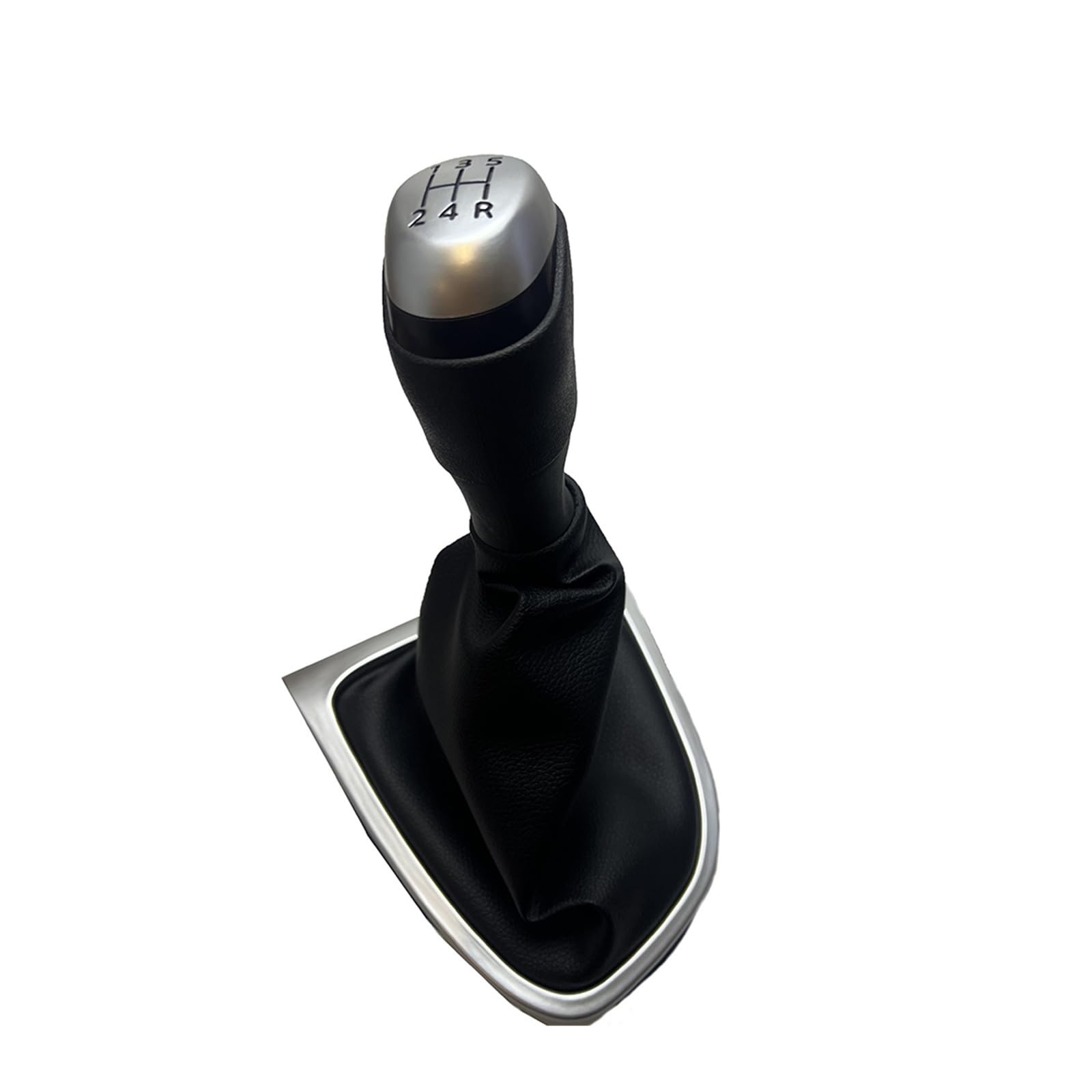 Byskjz One Color Car Shift Knob Cover For Clio 4 Iv For Mk4 2012-2019 Lhd 5/6 Speed Stick Change Head Gearbox Dust Cover Gear Shift Knob Gaiter Boot Case(Matt 5 Speed)