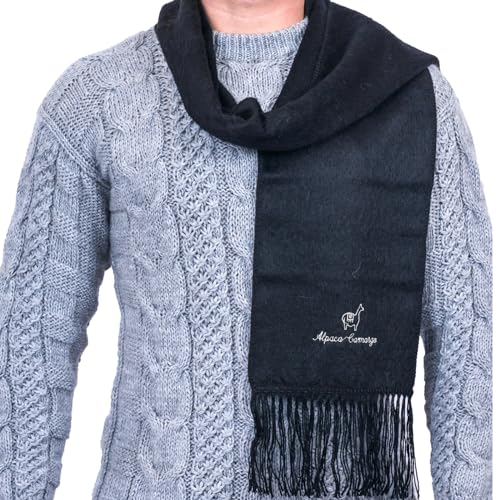 Gamboa Alpaca Scarf for Men and Women Winter Fall Knit Wool Lightweight Warm Scarfs2