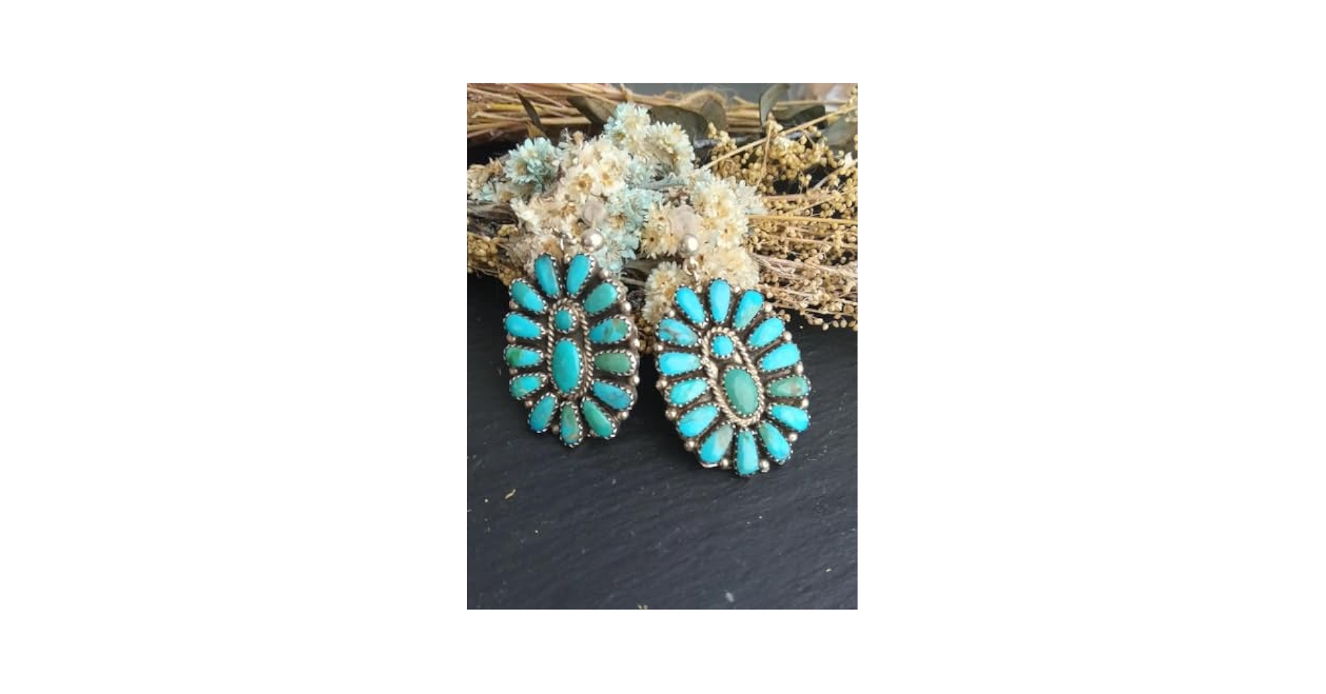 新品　NAVAJO ピアス ナバホ族 インディアンジュエリー　ターコイズピアス 新品 Navajo ナバホ族 インディアンジュエリー ピアス