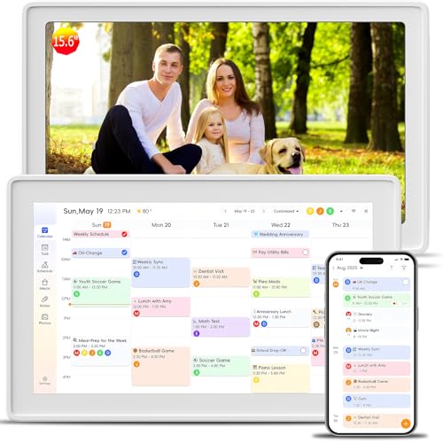 15.6-Inch Smart Digital Calendar for Professionals – Touchscreen ...