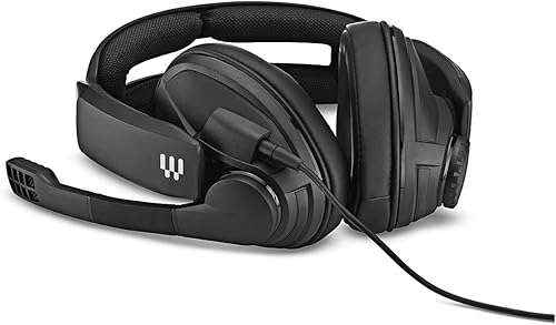 Miniatura 8 de EPOS I Sennheiser GSP 302 - Auriculares para juegos con micrófono de cancelación de ruido, abatibles para silenciar, cómodas almohadillas de espuma