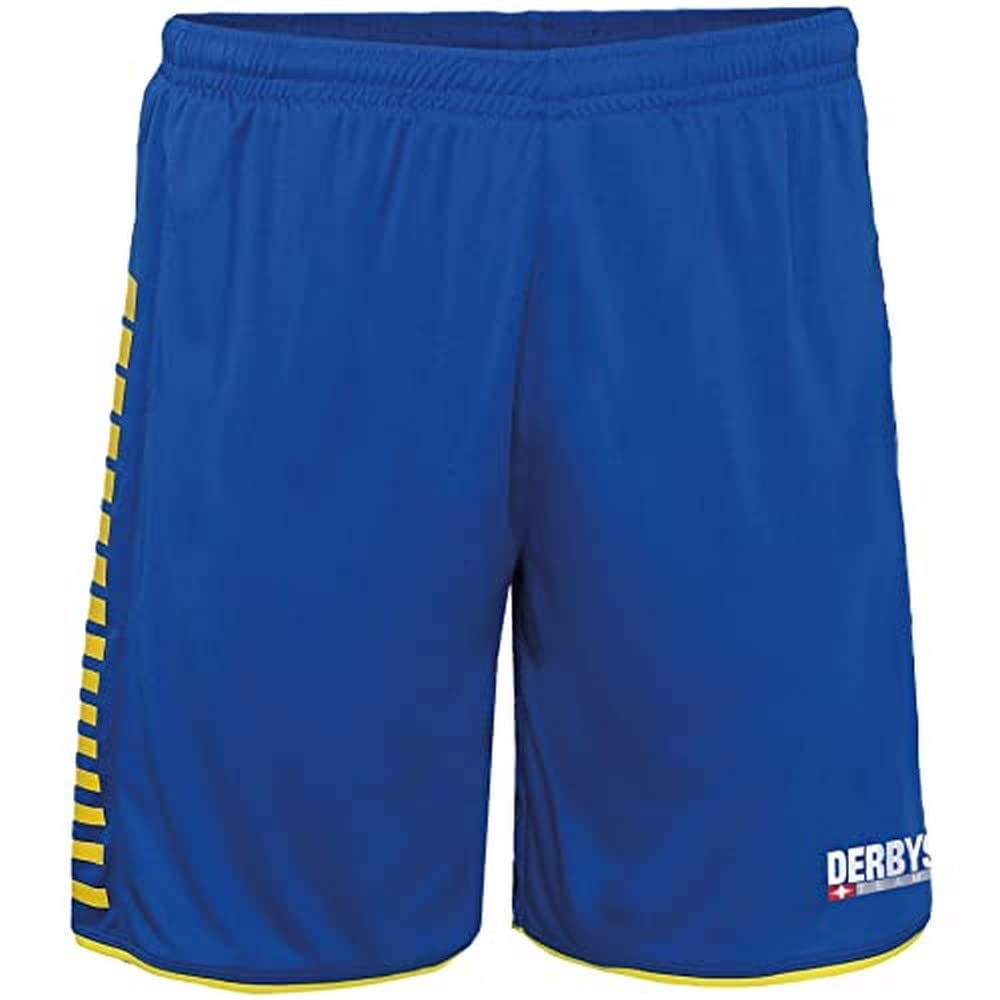 Derbystar Hyper Pants Unisex Pants - Blue Yellow, M