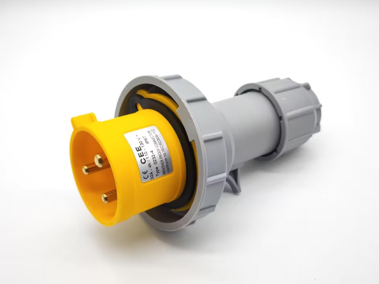 Molinta 3点 Amazon.com: Elecbee IEC60309 IP67 32A 3pin 110V-130V 50/60Hz 3P 4h