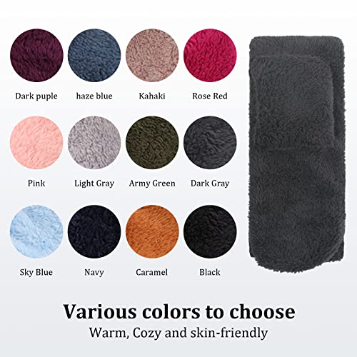 Image of JANGANNSA Fleece Kids Scarf - Warm Winter & Autumn Neck Warmer for Boys & Girls 1-6Y