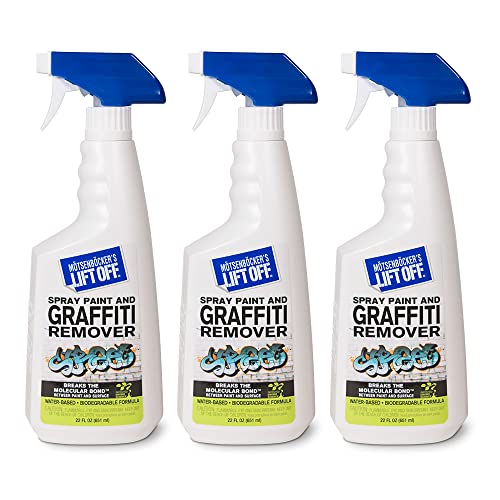 Motsenbocker's Lift Off 41101-3PK - Removedor de pintura en aerosol y graffiti elimina de forma segura la pintura en aerosol, acrílico y esmalte de madera, metal, hormigón,...