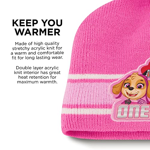 Nickelodeon girls Toddler Winter Hat, Scarf & Mittens Set 2-4 Or Paw Patrol Marshall Hat, Scarves & Kids Gloves Sets 4-74