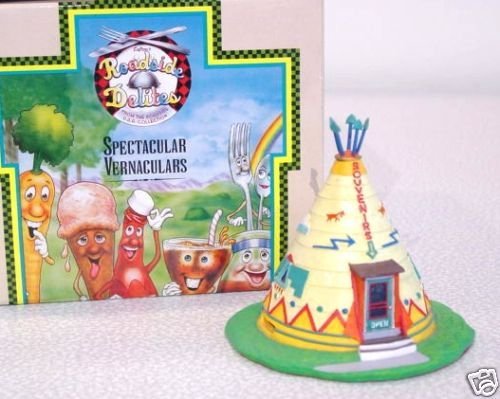 LEFTON Roadside Diner TEPEE Figurine #01621 Collectible David Stravitz Artist 1994 Roadside Delites NEW