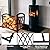 SCENDOR Firewood Log Rack for Firewood Organizer Heavy Duty Logs Holder Stand for Outdoor Indoor Fireplace Wood Storage, 22IN x 12IN x 15.3IN, Black