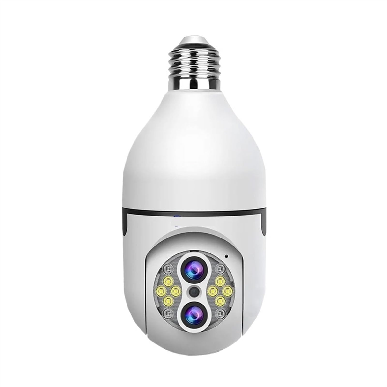 Kits de surveillance DVR 8 MP 4 K Ampoule Caméra Double Lentille Couleur Vision Nocturne Suivi Automatique Zoom Moniteur de Sécurité Intérieur E27 Caméra de Surveillance Sans Fil Caméra Extérieure